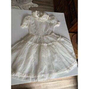 Vintage girls christening gown size 10